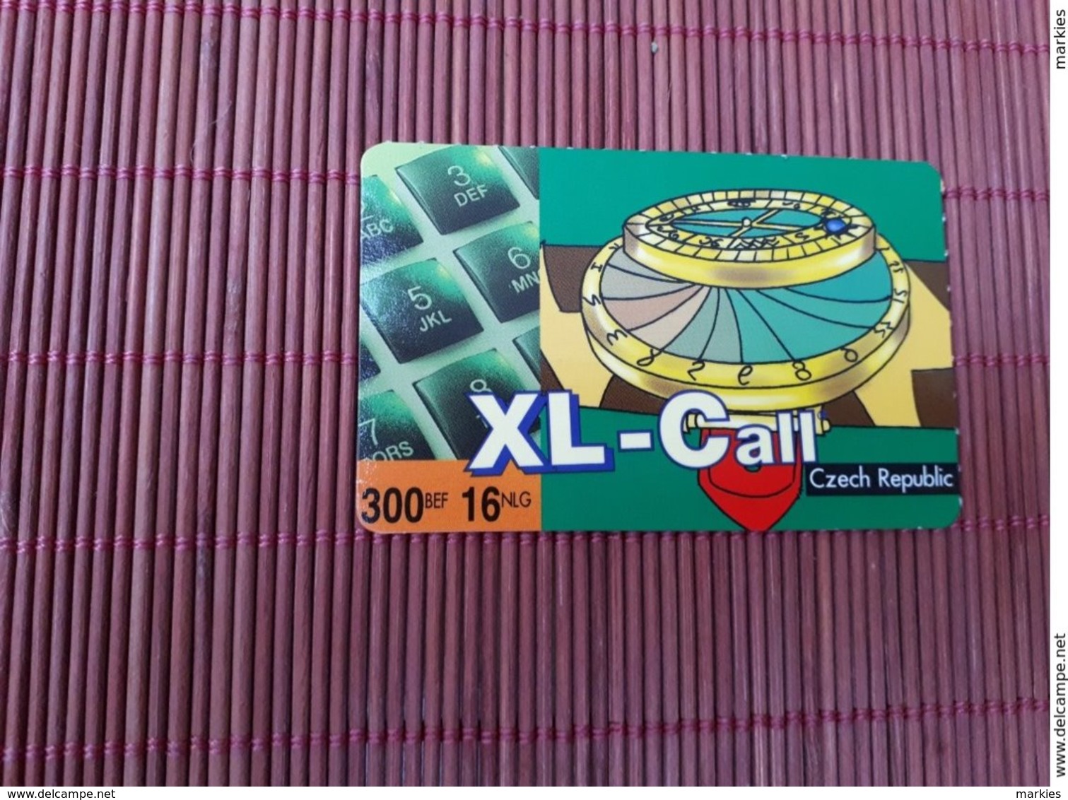 Xl-Call Prepaidcard Footbal 300 BEF Used 2 Scans  Rare - [2] Prepaid & Refill Cards