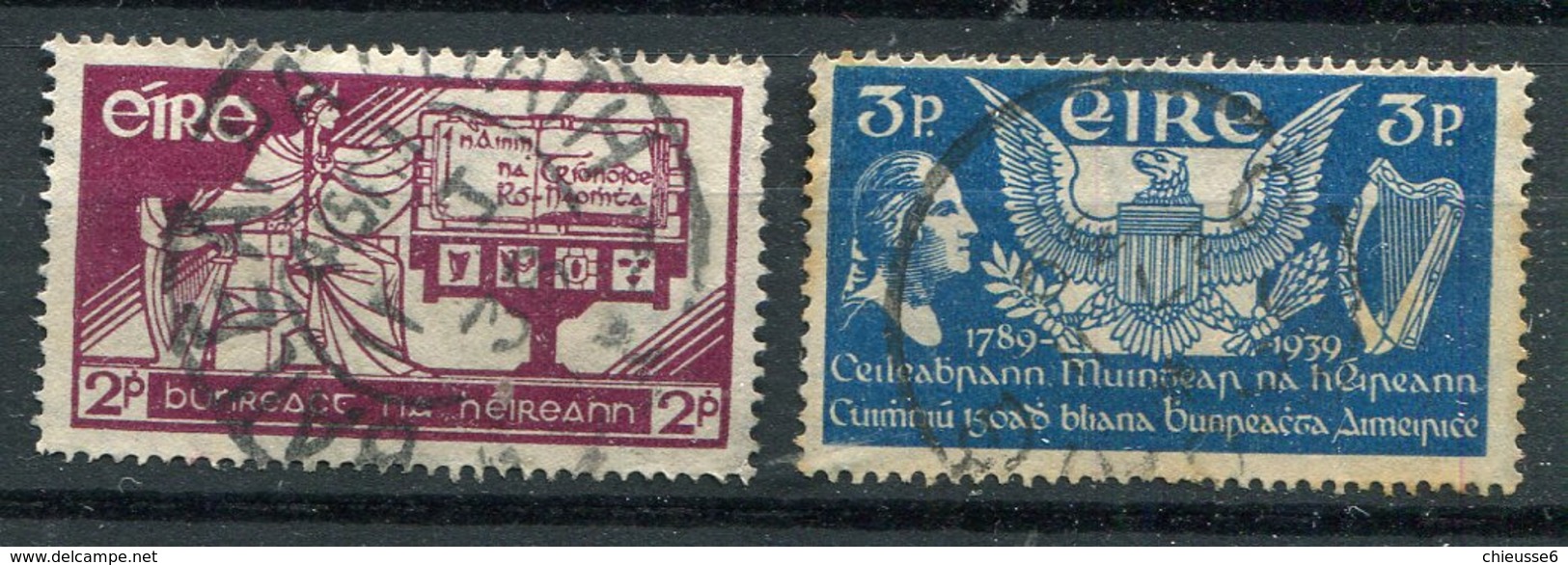 Irlande Ob   N° 363 - 364  Nelle Constitution - Used Stamps