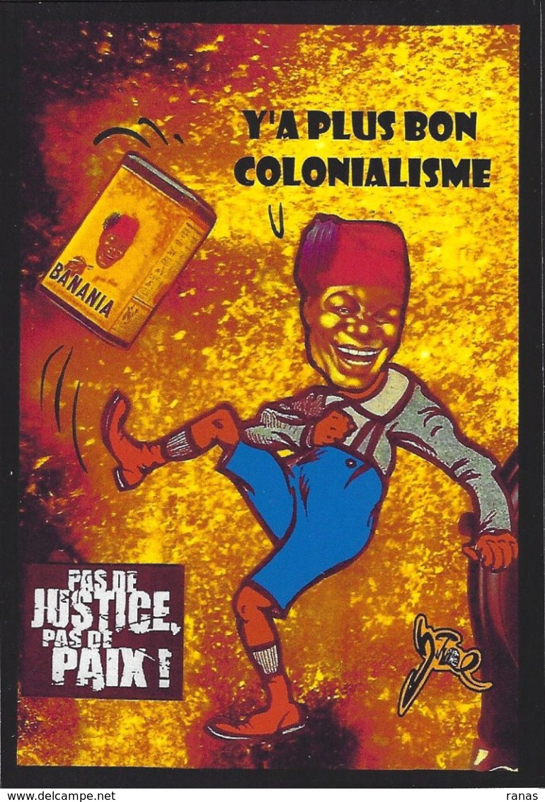 CPM Banania Semaine Anticoloniale Et Antiraciste Par Jihel Tirage Limité En 30 Exemplaires Numérotés Signés - Advertising
