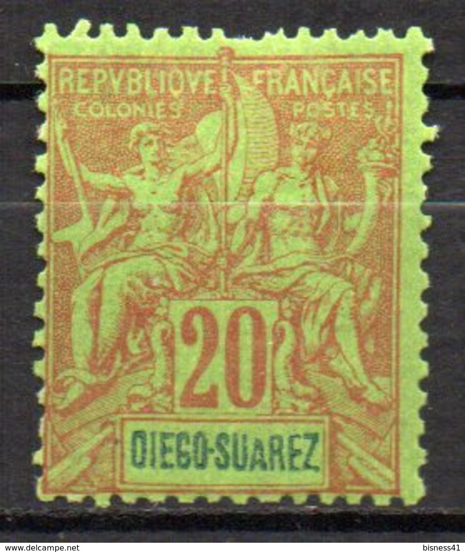 Col17  Colonie Diego Suarez  N° 44 Neuf X MH  Cote  25,00€ - Unused Stamps