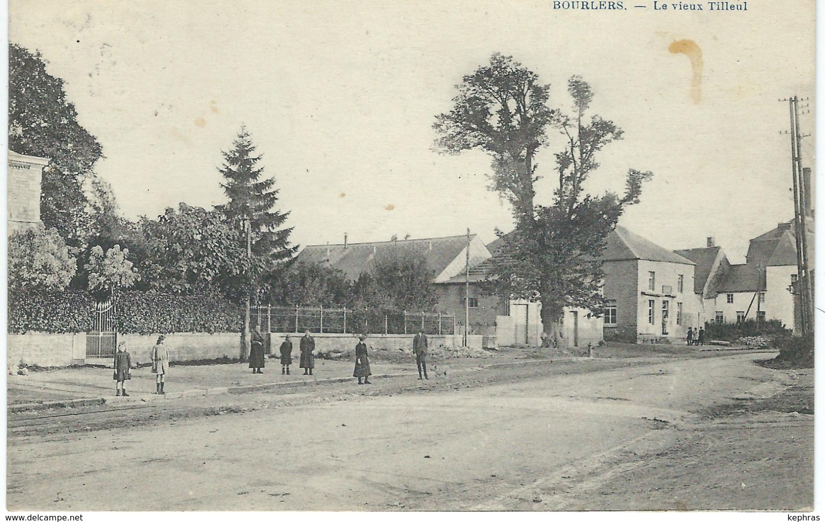BOURLERS (CHIMAY) : Le Vieux Tilleul - Cachet De La Poste 1924 - Chimay