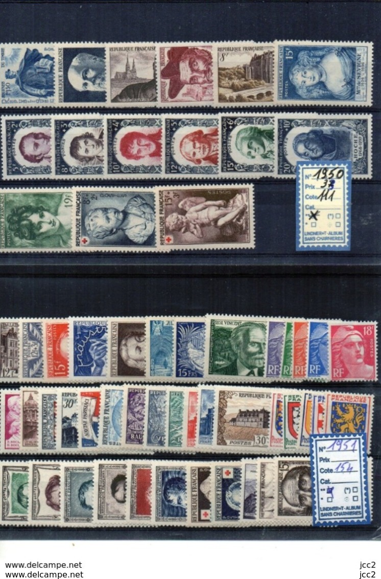 ANNÉE COMPLÈTE LUXE **- 1950/59 - 1950-1959