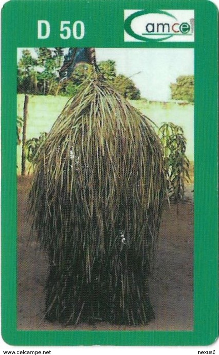 Gambia - Gamcel - Haystack Green Type #2 - Prepaid 100GD, Exp.31.03.2006, Used - Gambie