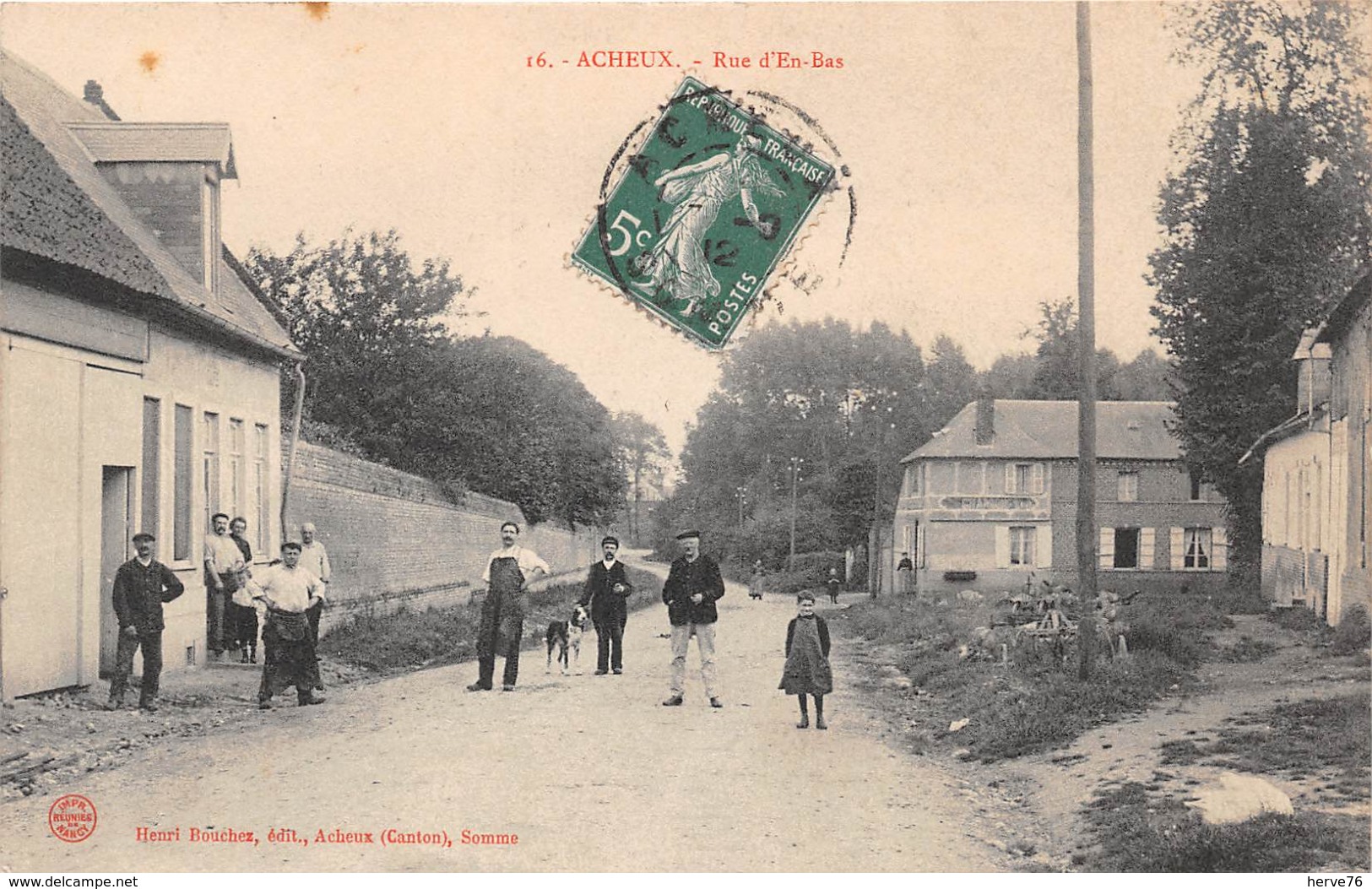 ACHEUX - Rue D'En-Bas - TBE - Acheux En Amienois