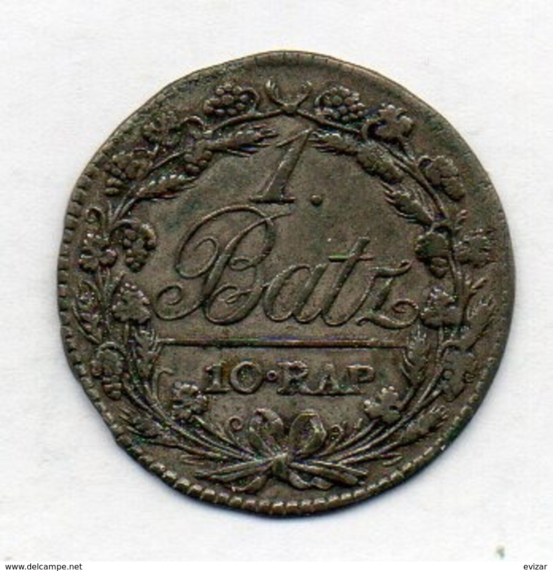 Suisse Canton VAUD, 1 Batzen, Billon, 1807, KM #8 - Autres & Non Classés