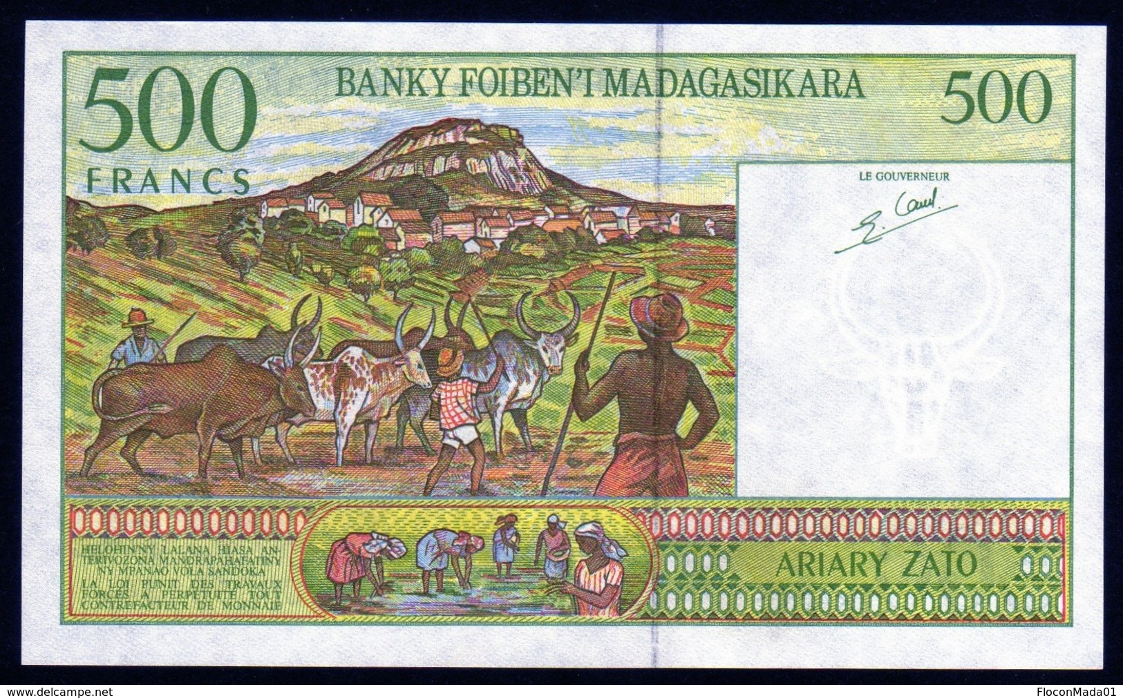 Madagascar 1998 500 Francs   UNC  Neuf  Parfait - Madagascar