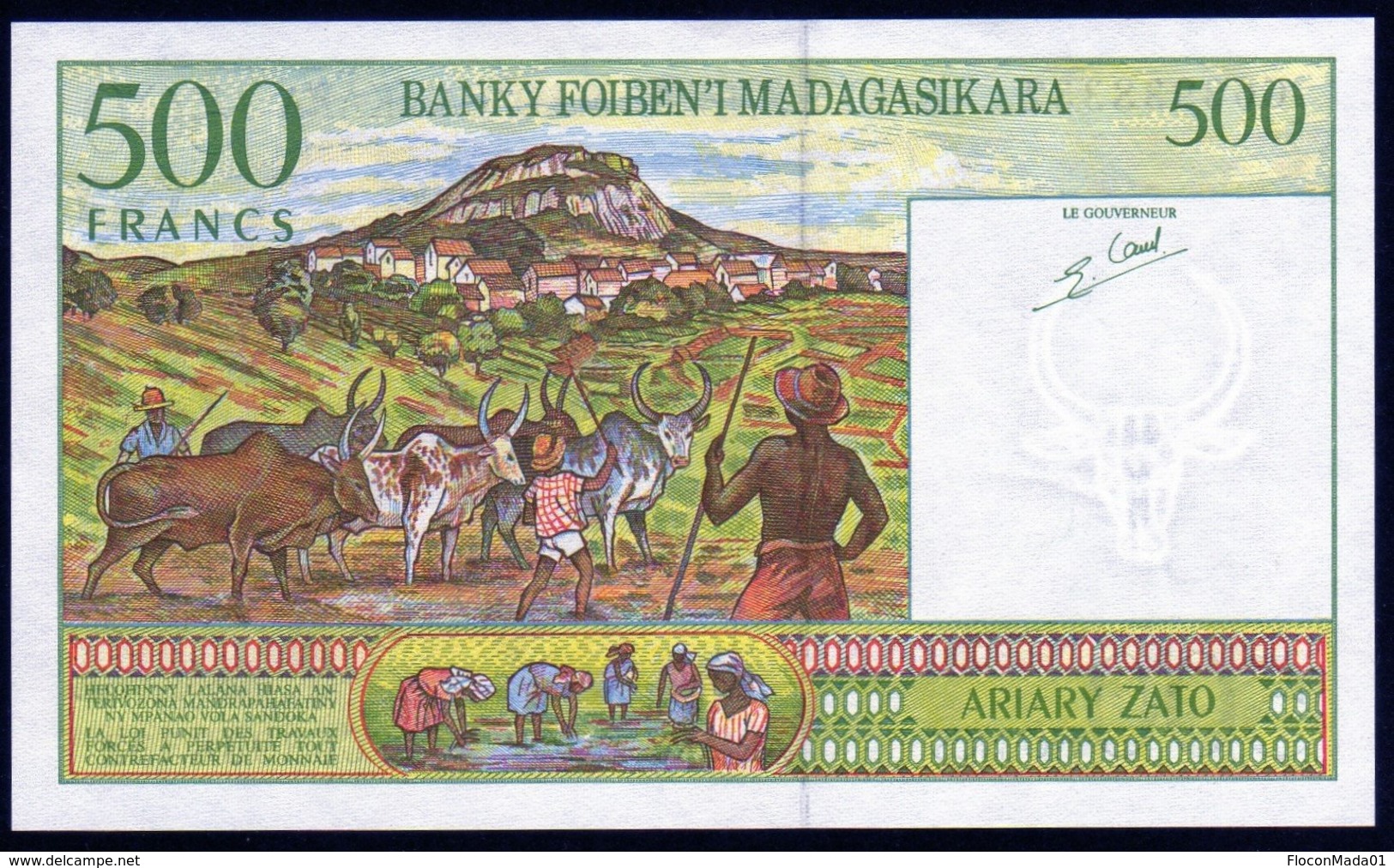 Madagascar 1998 500 Francs   UNC  Neuf  Parfait - Madagascar