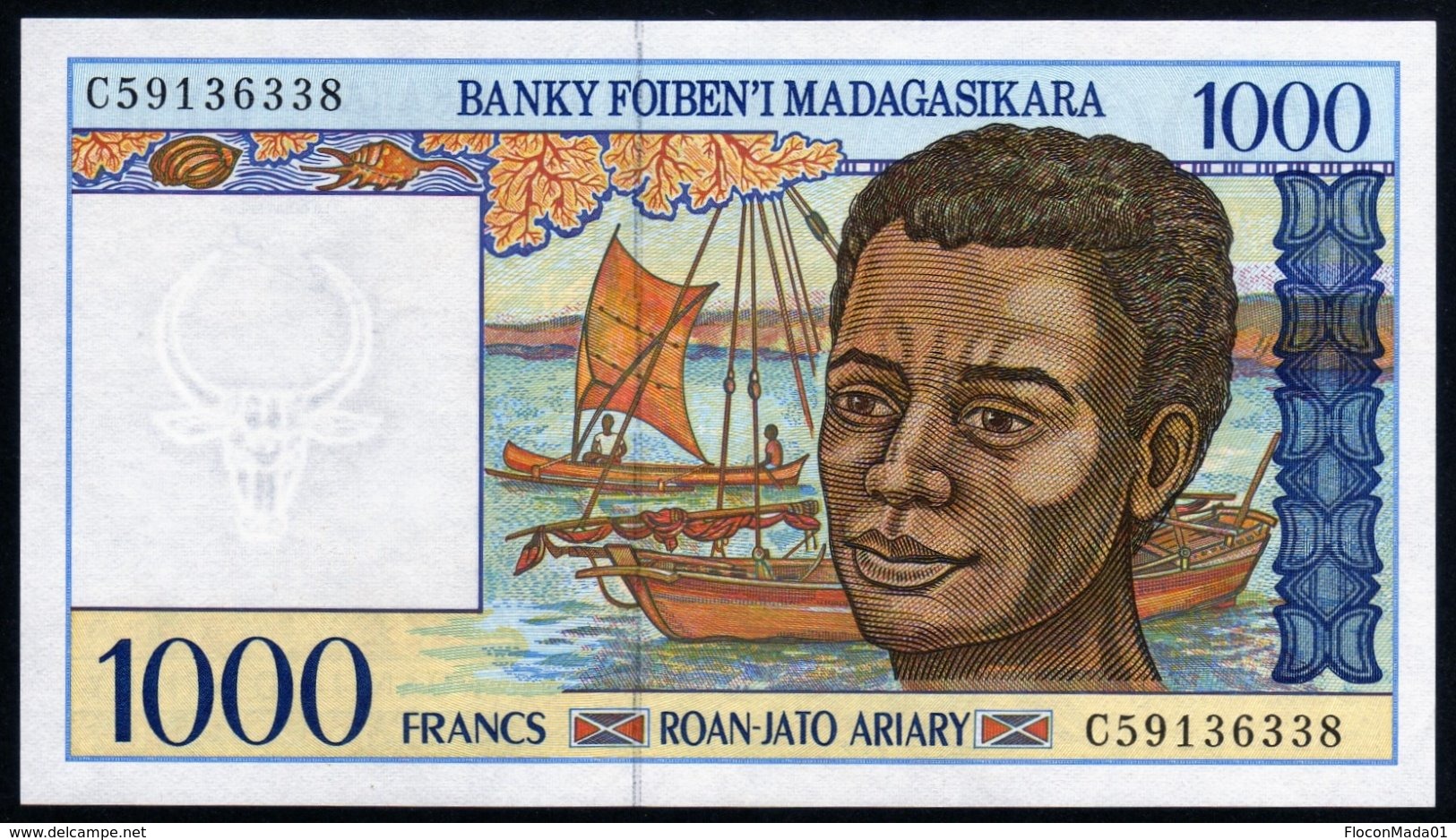 Madagascar 1998 1000 Francs   UNC  Neuf  Parfait - Madagascar