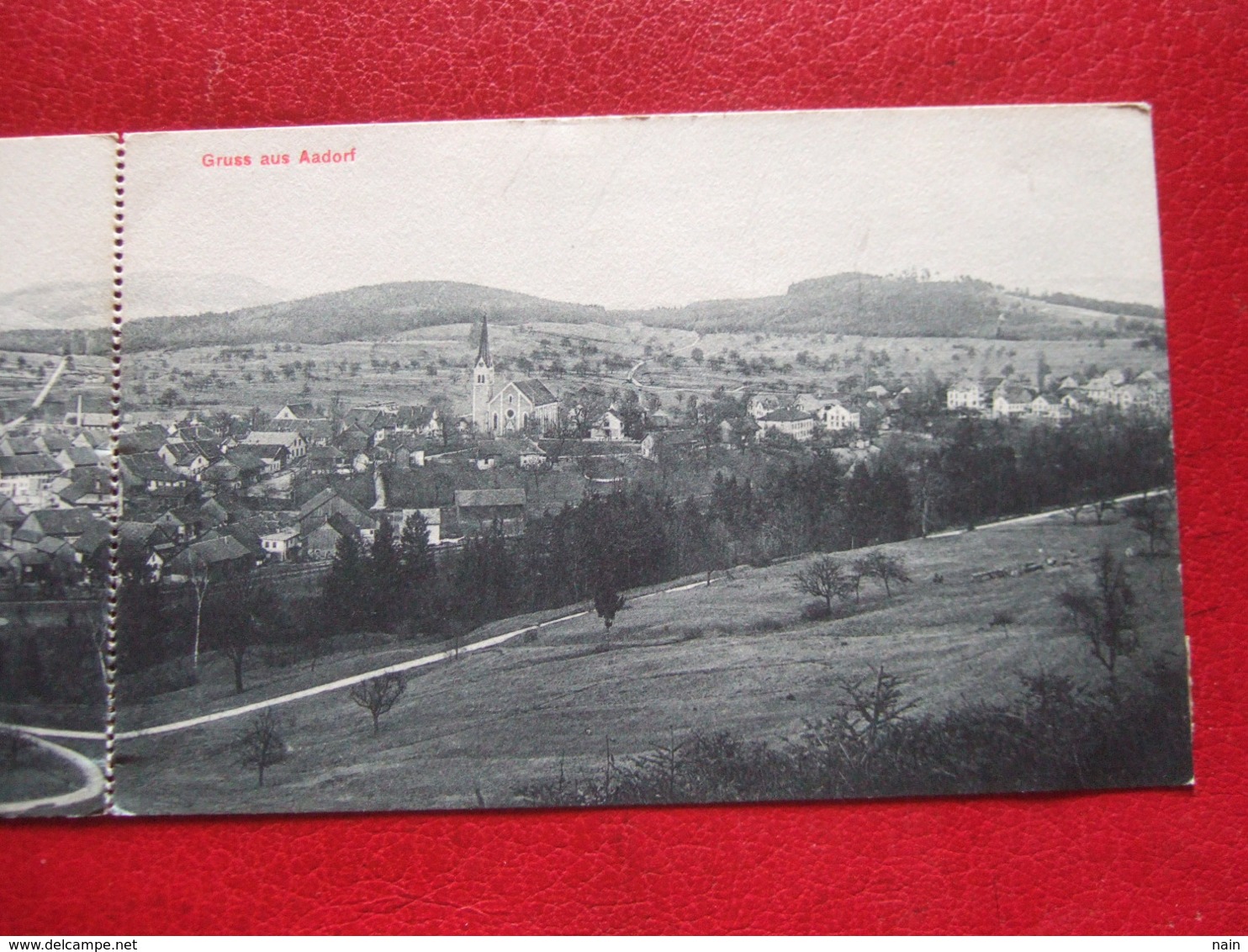 SUISSE - AADORF - GRUSS AADORF - " CARTE DOUBLE " - ----- " RARE  "---- - Aadorf