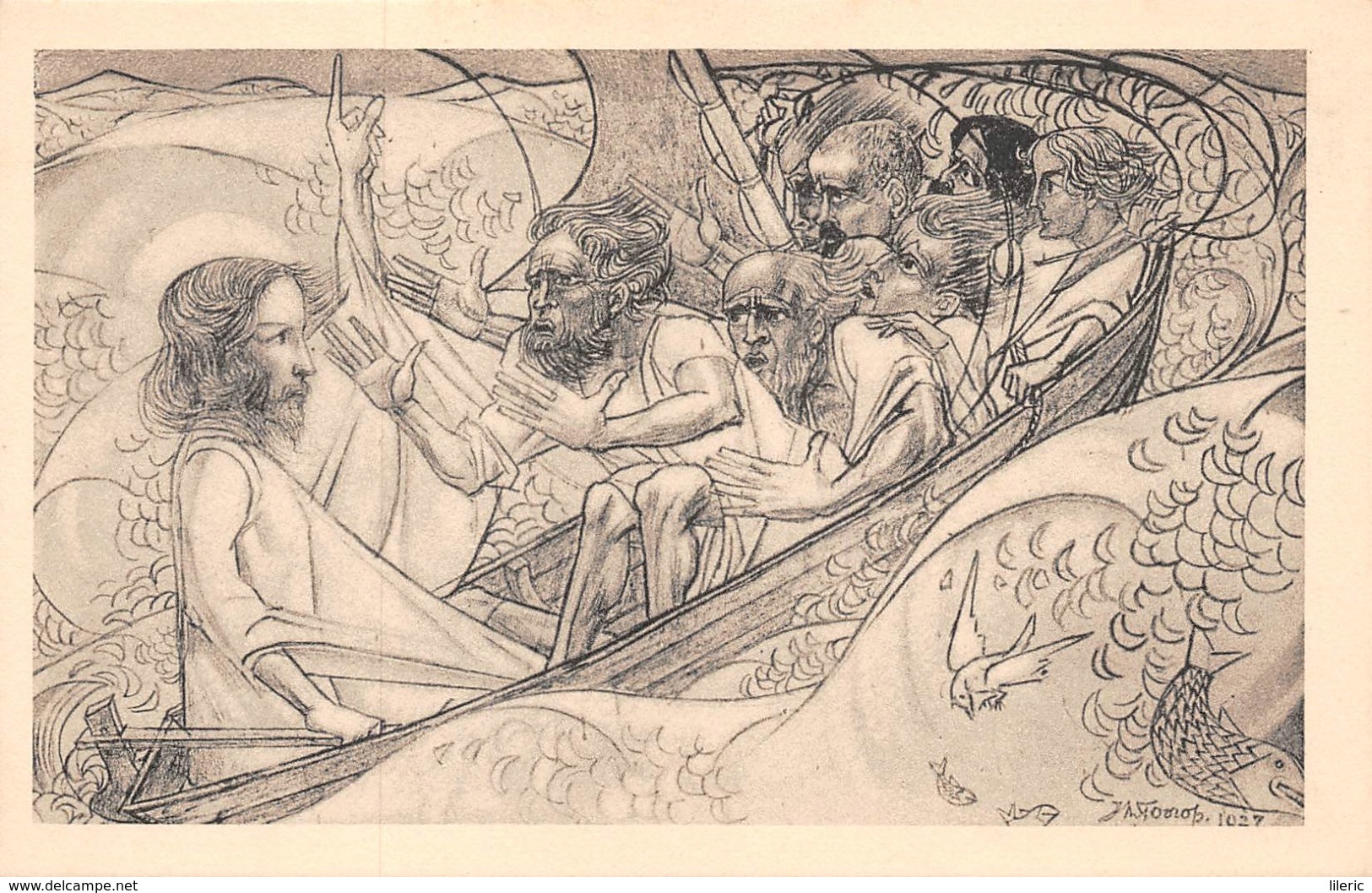 ART NOUVEAU // 15 OUDE BRIEFKAARTEN NAAR JAN TOOROP'S LAATSTE WERKEN - - Pittura & Quadri