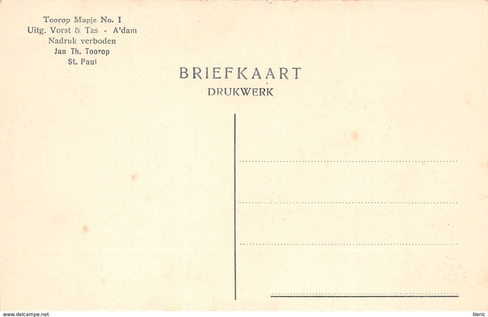 ART NOUVEAU // 15 OUDE BRIEFKAARTEN NAAR JAN TOOROP'S LAATSTE WERKEN -