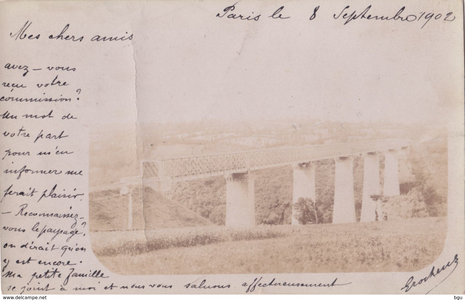 Souleuvre En Bocage (14) Viaduc De La Souleuvre - Pont De Chemin De Fer - Carte Photo - Autres & Non Classés