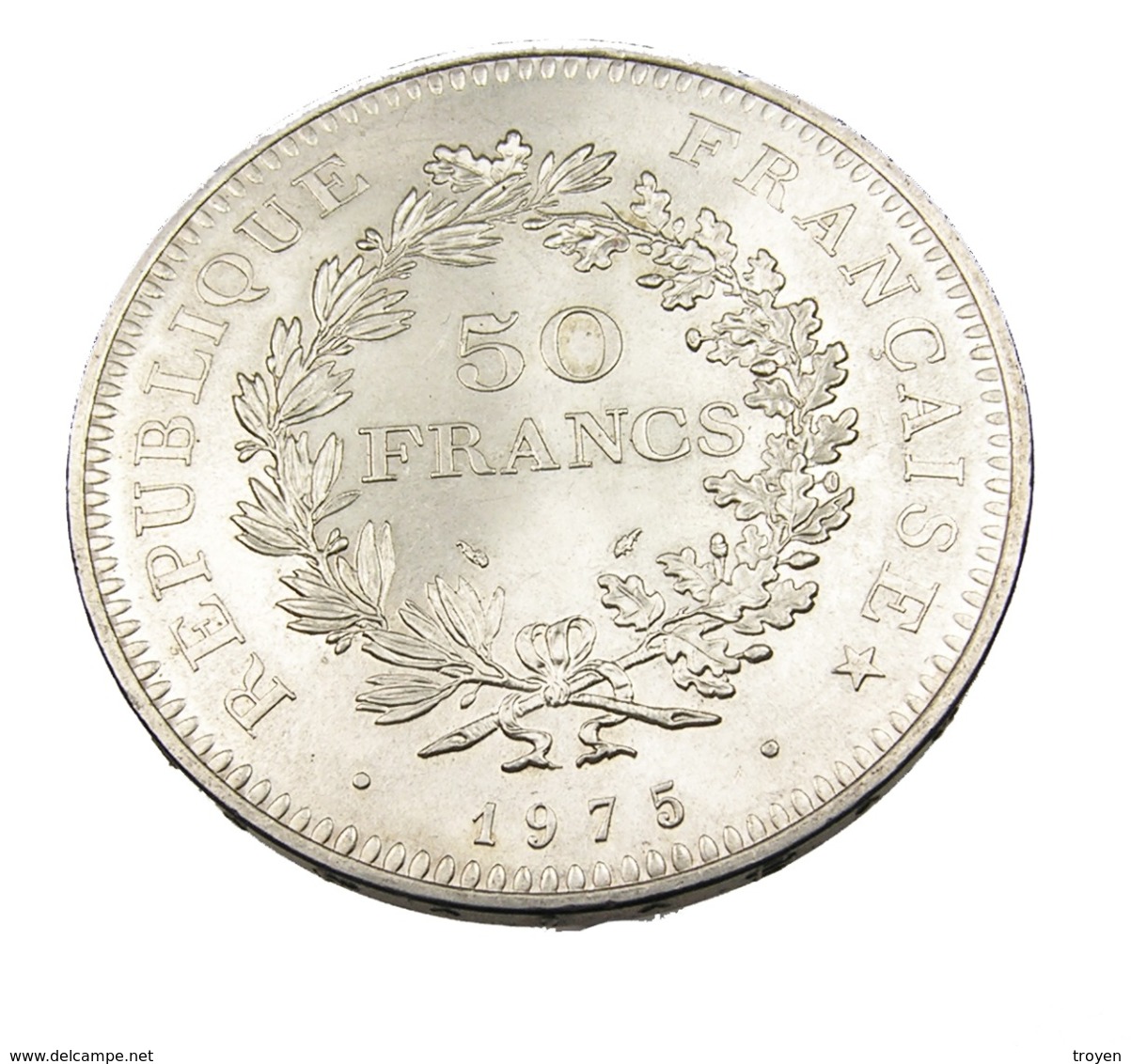 50 Francs - Hercule - France -  1975 - Argent -  Sup - - Altri & Non Classificati