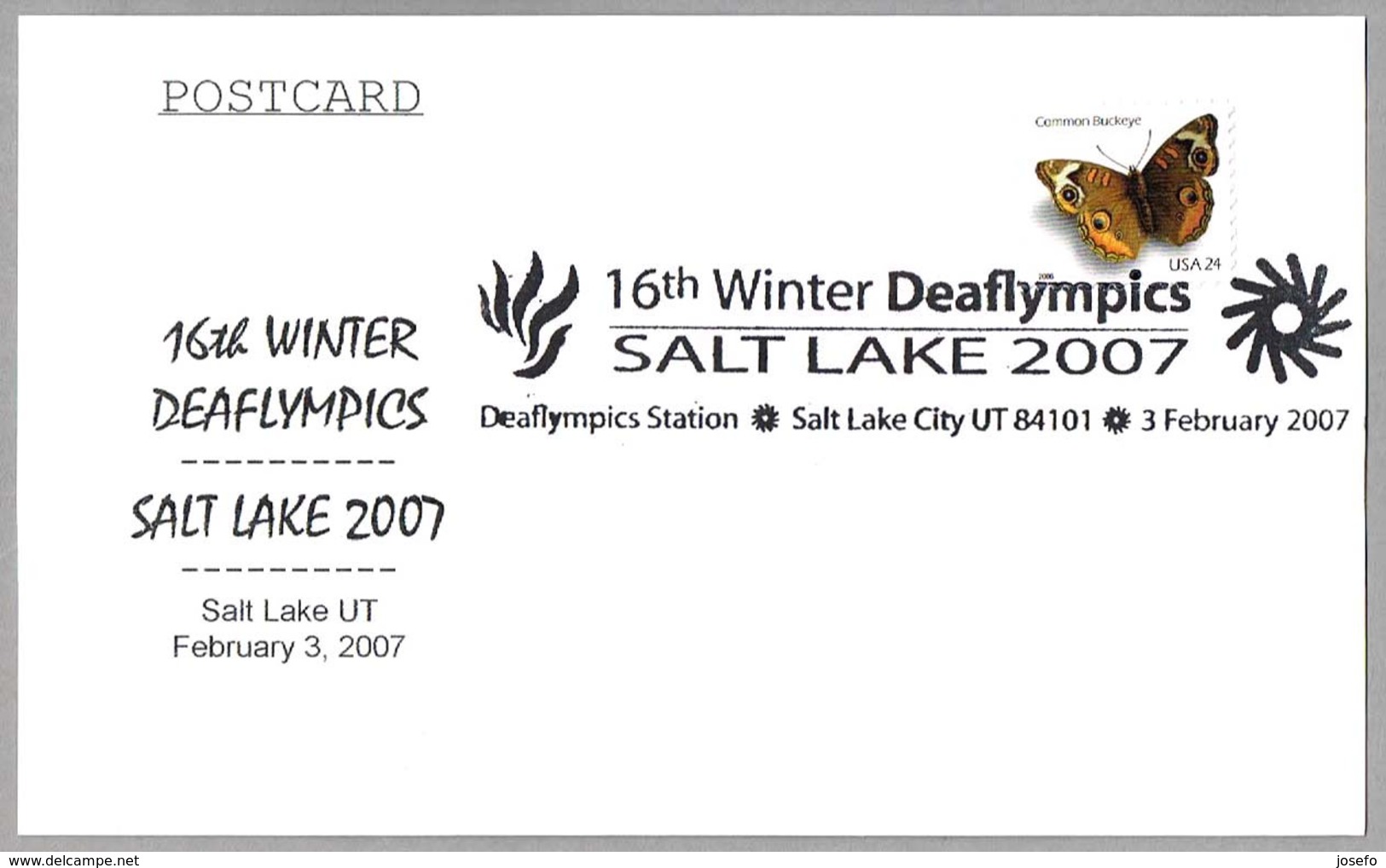 16 Juegos De Invierno Para SORDOS - 16th WINTER DEAFLYMPICS. Salt Lake City UT 2007 - Handisport