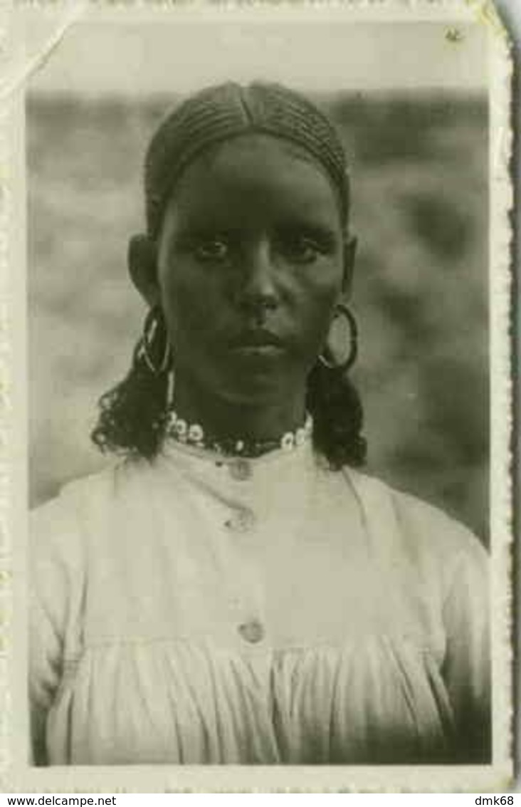 AFRICA - ERITREA - ETHNIC - YOUNG WOMAN - OLD PHOTO 1910s (BG5107) - Africa