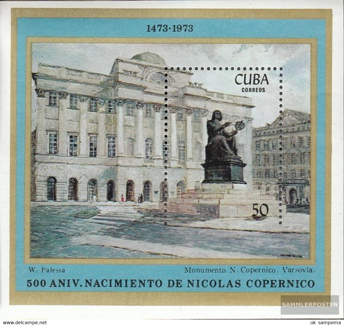 Cuba Block41 (complete Issue) Unmounted Mint / Never Hinged 1973 Nikolaus Copernicus - Unused Stamps