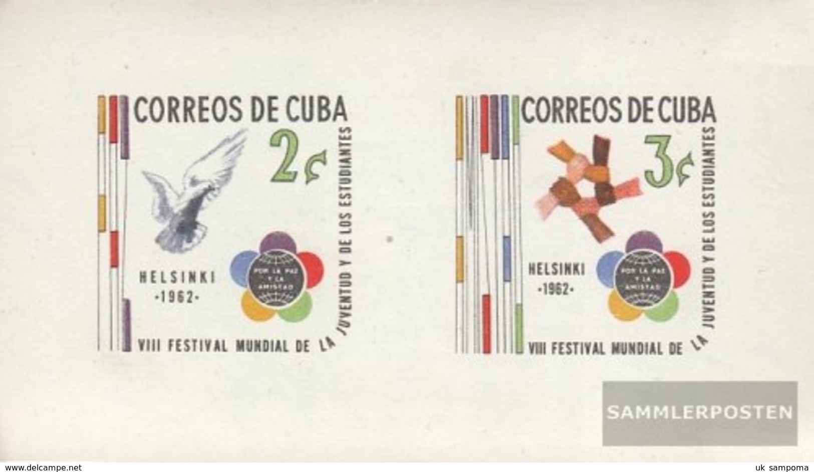 Cuba Mi.-number.: Block22 (complete Issue) Unmounted Mint / Never Hinged 1962 World Festival The Youth - Unused Stamps