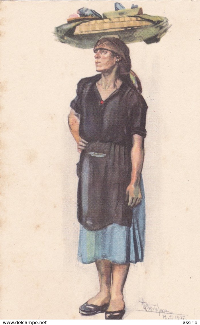 Portugal -bilhete Postal Ilustrado -costumes Portugueses Nºs 10 A 20 - Autres & Non Classés