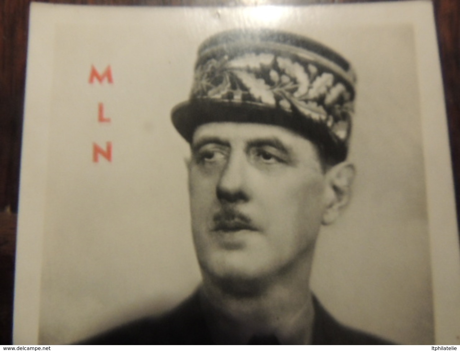 GENERAL DE GAULLE  PHOTO ANCIENNE  EN UNIFORME   MLN - Non Classés