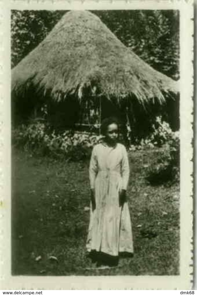 AFRICA - ERITREA - ETHNIC - YOUNG GIRL - OLD PHOTO 1910s (BG5093) - Africa