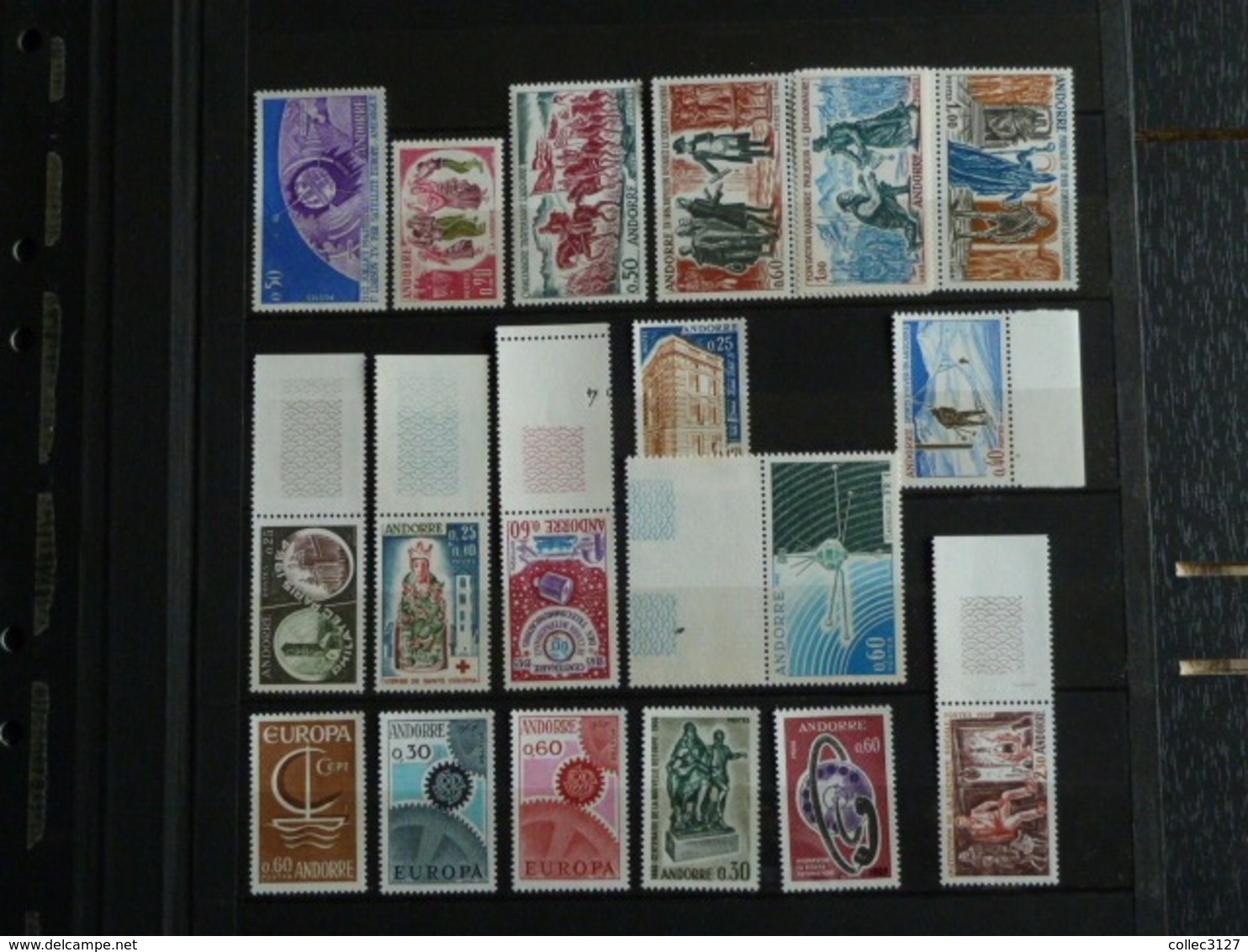 Andorre - Timbres Des Années 1962 à 1969 (2 Scans) N** MNH - Volledige Jaargang