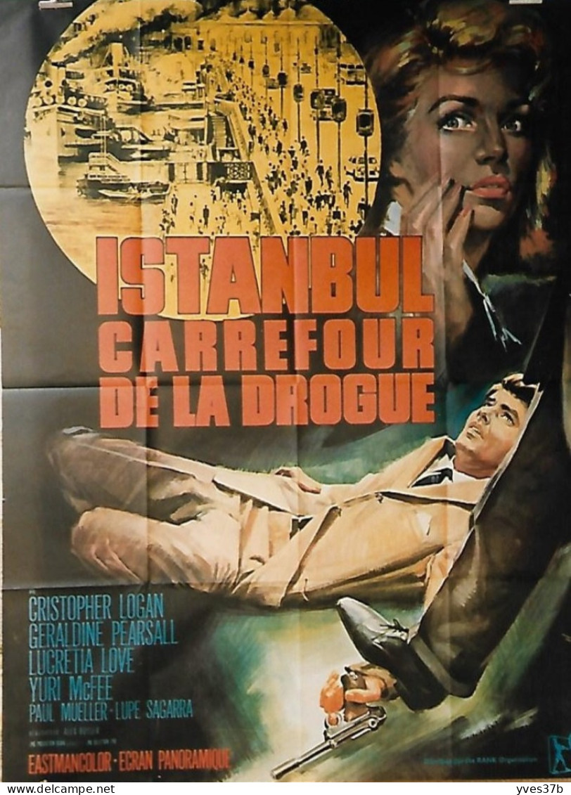 Istanbul Carrefour De La Drogue C. Logan, G. Pearsall...1966-affiche 120x160-TTB - Manifesti & Poster