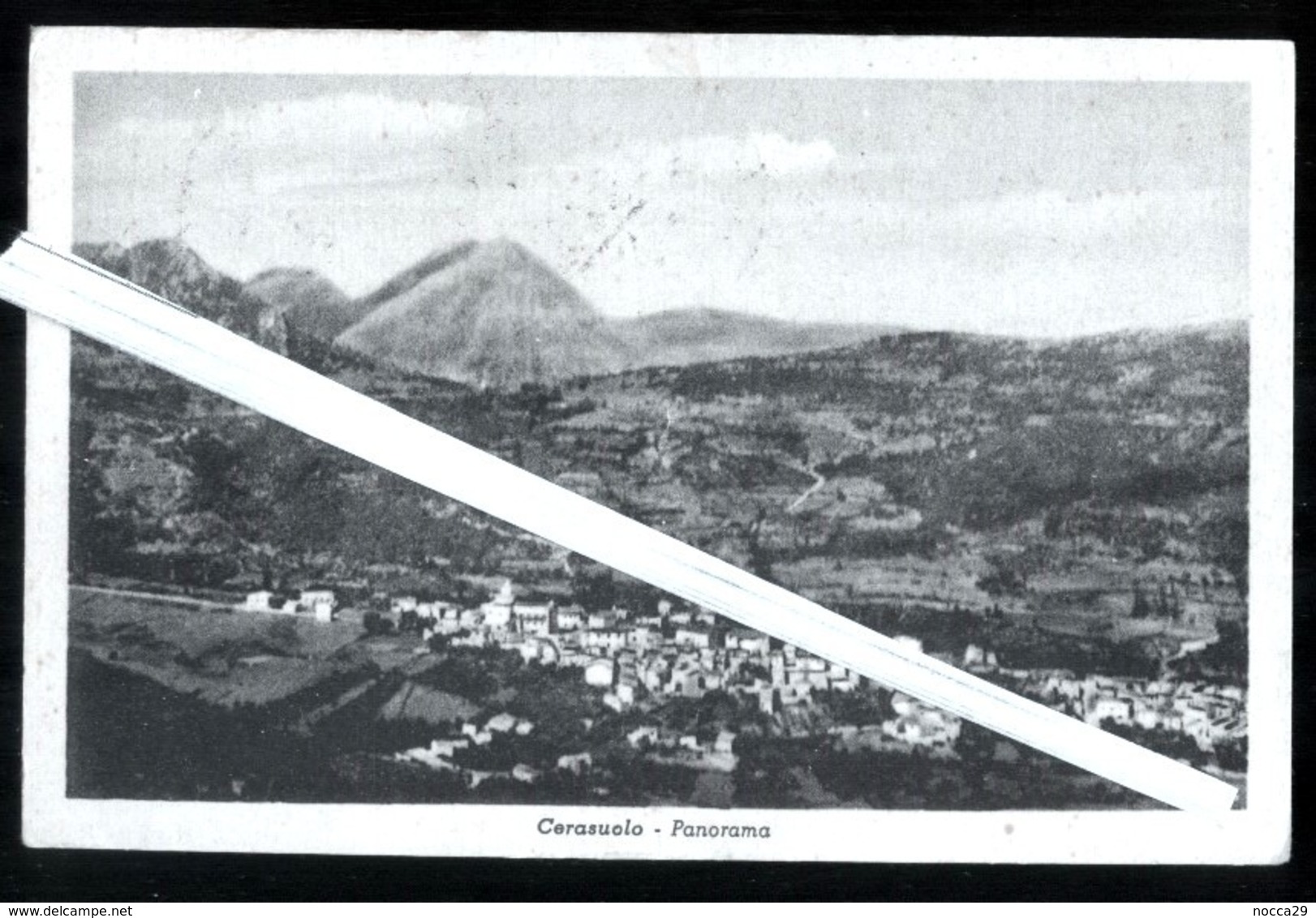 CERASUOLO (FRAZIONE DI FILIGNANO) - ISERNIA - ANNI 30-40   PANORAMA - RARISSIMA! - Isernia