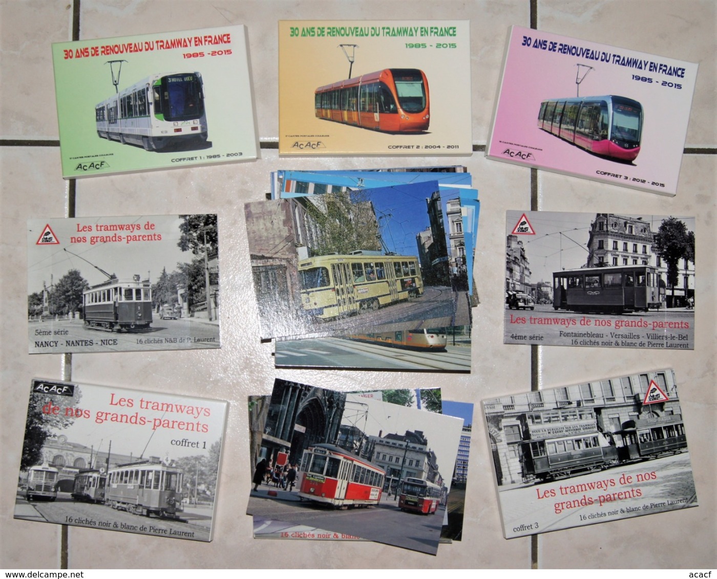 Lot De 206 CPM Sur Les Tramways Français  - - 100 - 499 Postcards