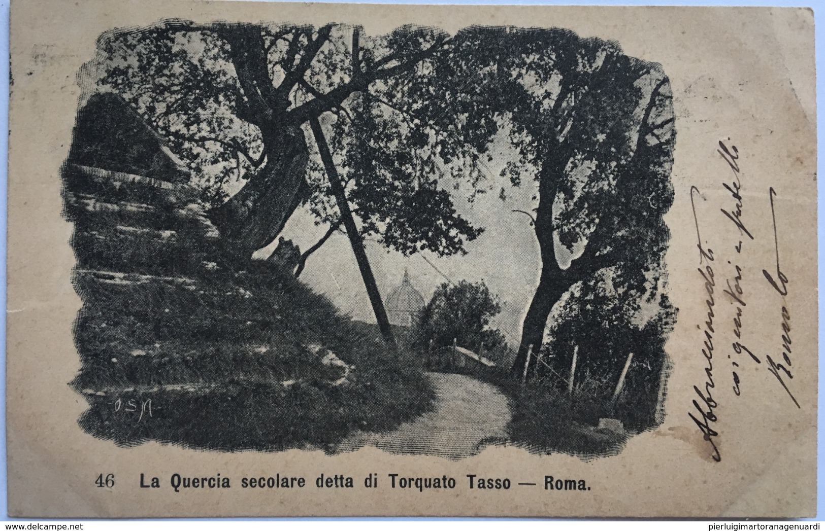 V 10397 - La Quercia Secolare Detta Di Torquato Tasso - Roma - Parks & Gardens