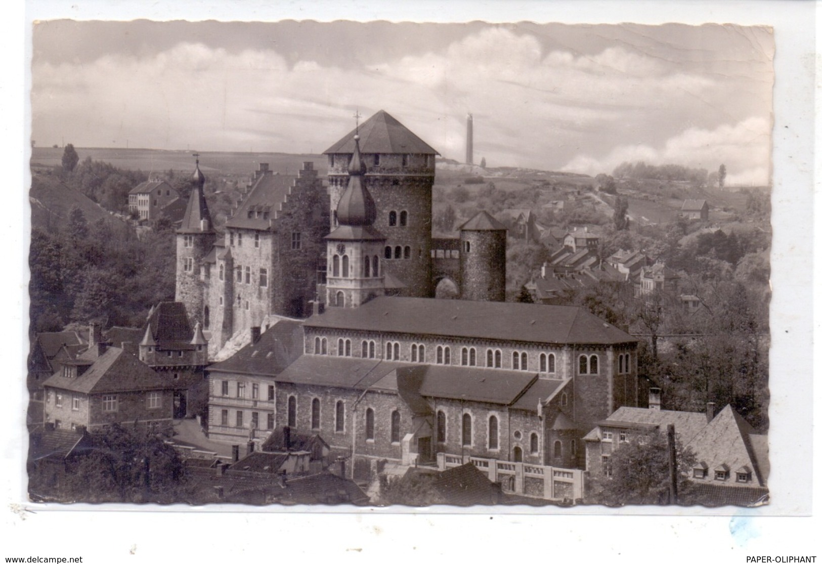 5190 STOLBERG, Burg Mit Kirche, 1955 - Stolberg