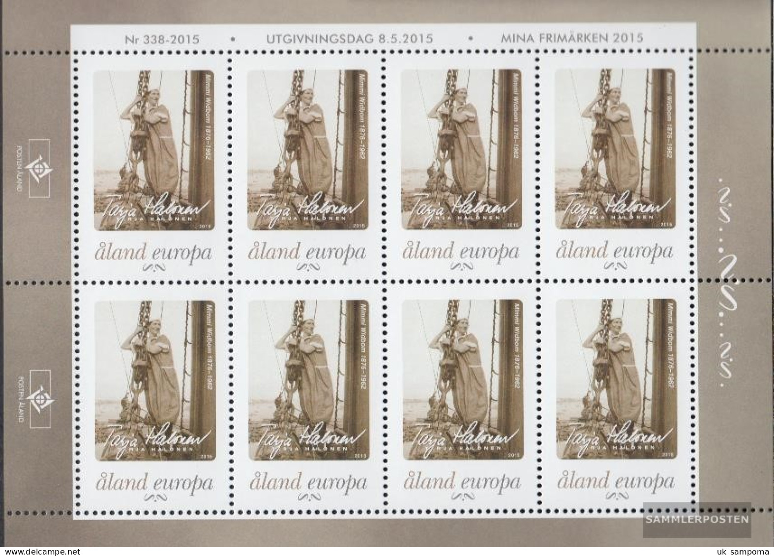 Finland - Aland 408Klb Sheetlet (complete Issue) Unmounted Mint / Never Hinged 2015 My Stamp - Aland