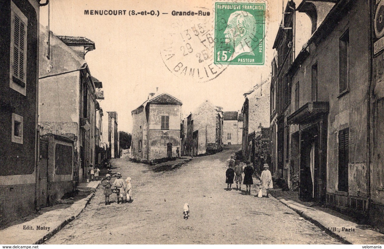 S3137 Cpa 95 Menucourt -  Grande Rue - Menucourt