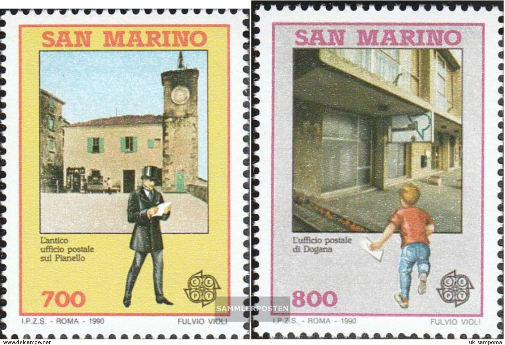 San Marino 1432-1433 (complete Issue) Unmounted Mint / Never Hinged 1990 Europe - Unused Stamps