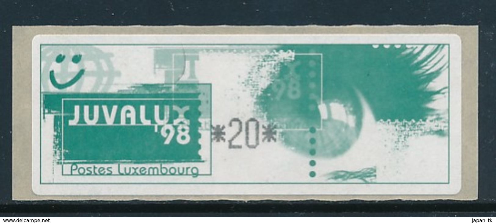 LUXEMBURG - Automatenmarke  Mi. Nr. 2 Juvalux 98 20Fr  - Markenheftchen -siehe Scan -MNH - Vignettes D'affranchissement