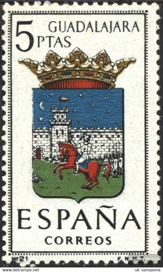 Spain 1410 (complete Issue) Unmounted Mint / Never Hinged 1963 Crest - Unused Stamps