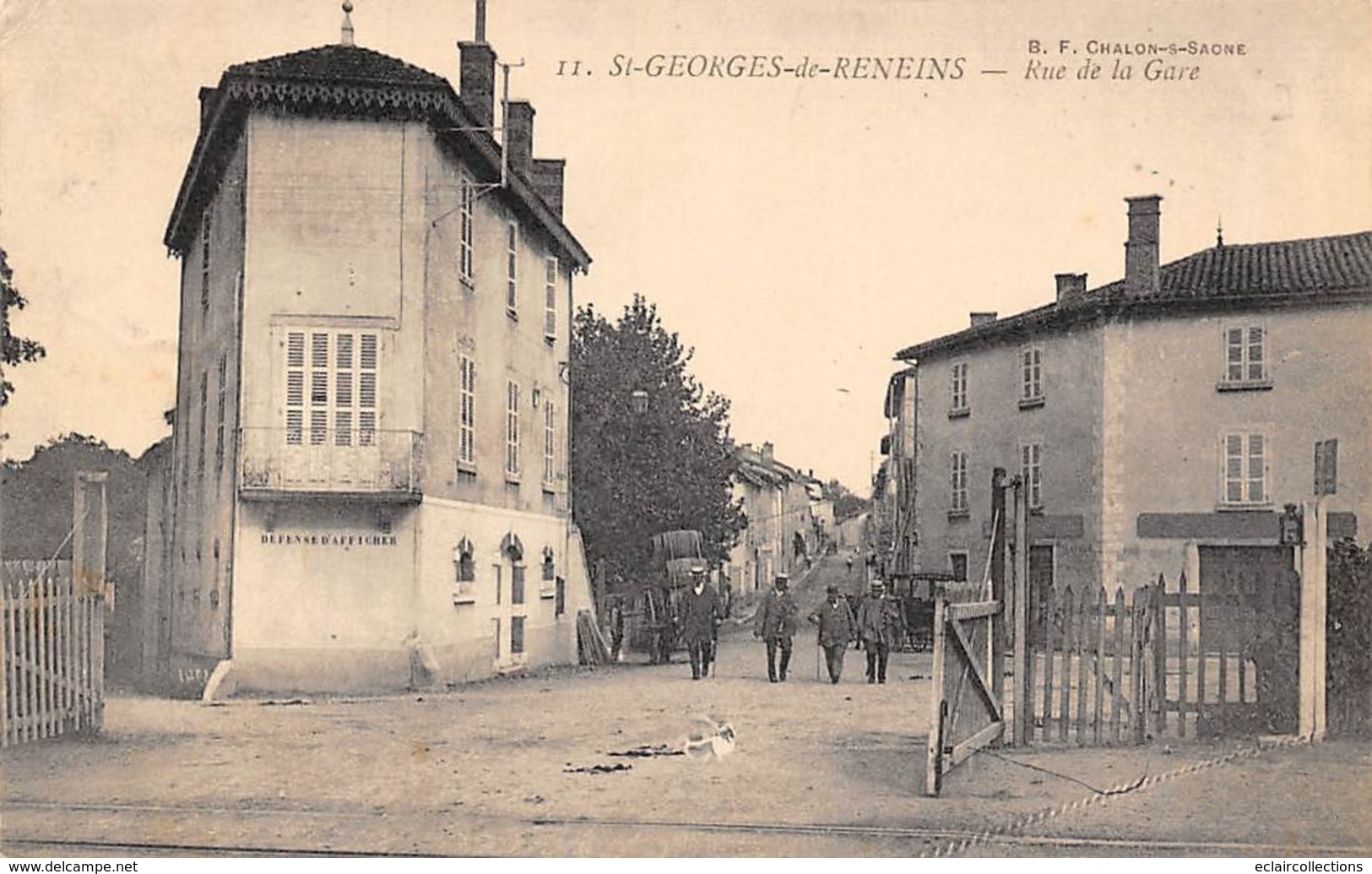 St Georges De Reneins      69      Rue De La Gare          (voir Scan) - Other & Unclassified