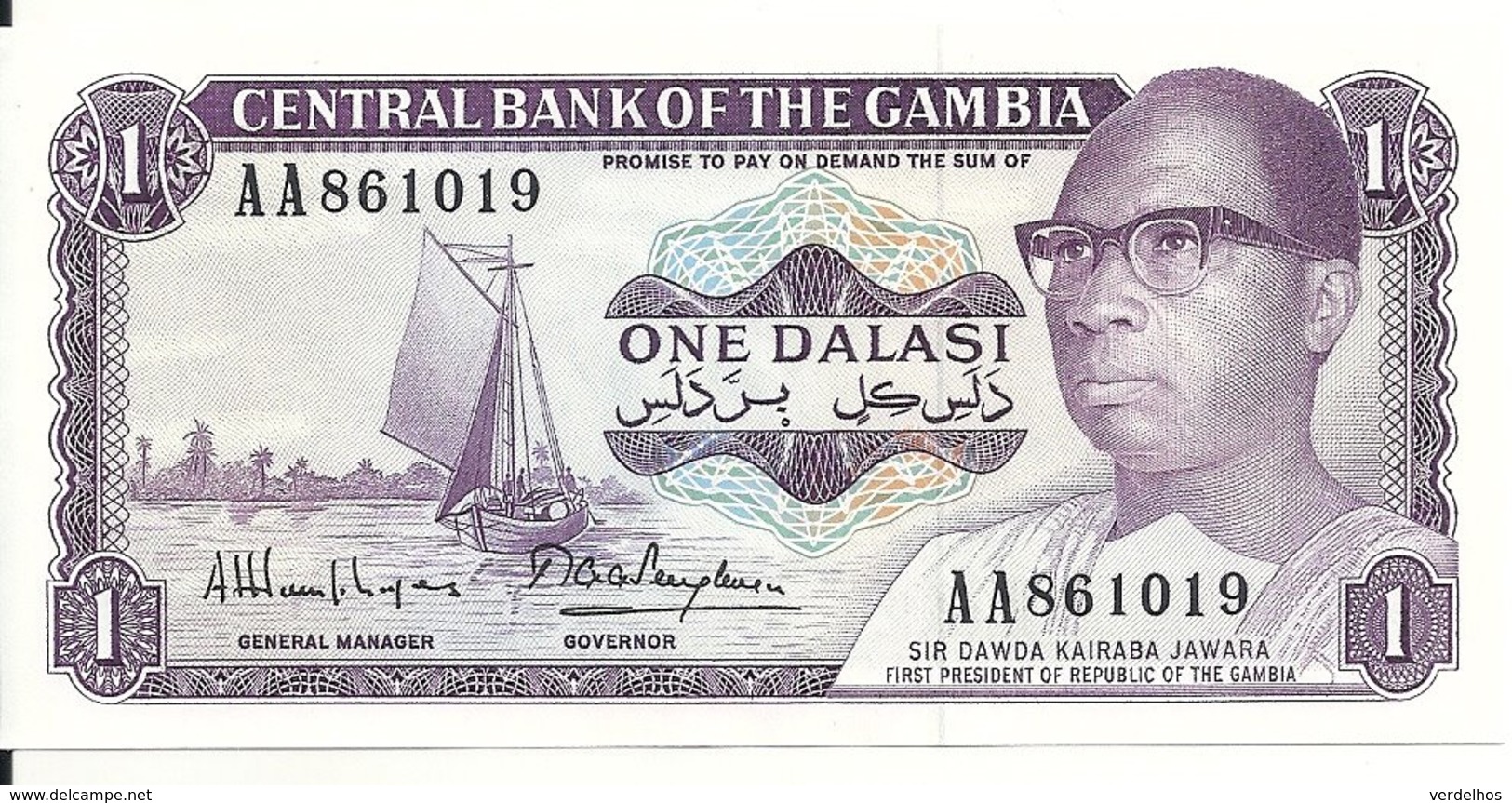GAMBIE 1 DALASI ND1971-87 UNC P 4 G - Gambia
