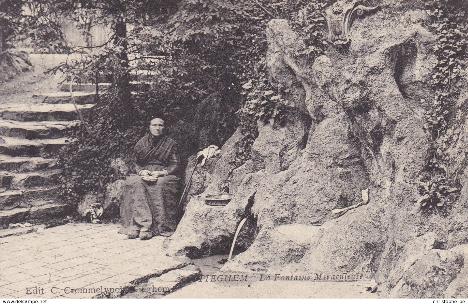 Tiegem, Tieghem, La Fontaine Miraculeuse (pk62577) - Anzegem