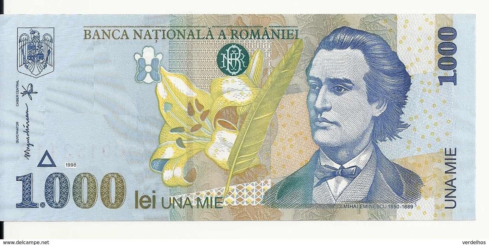 ROUMANIE 1000 LEI 1998 UNC P 106 - Romania