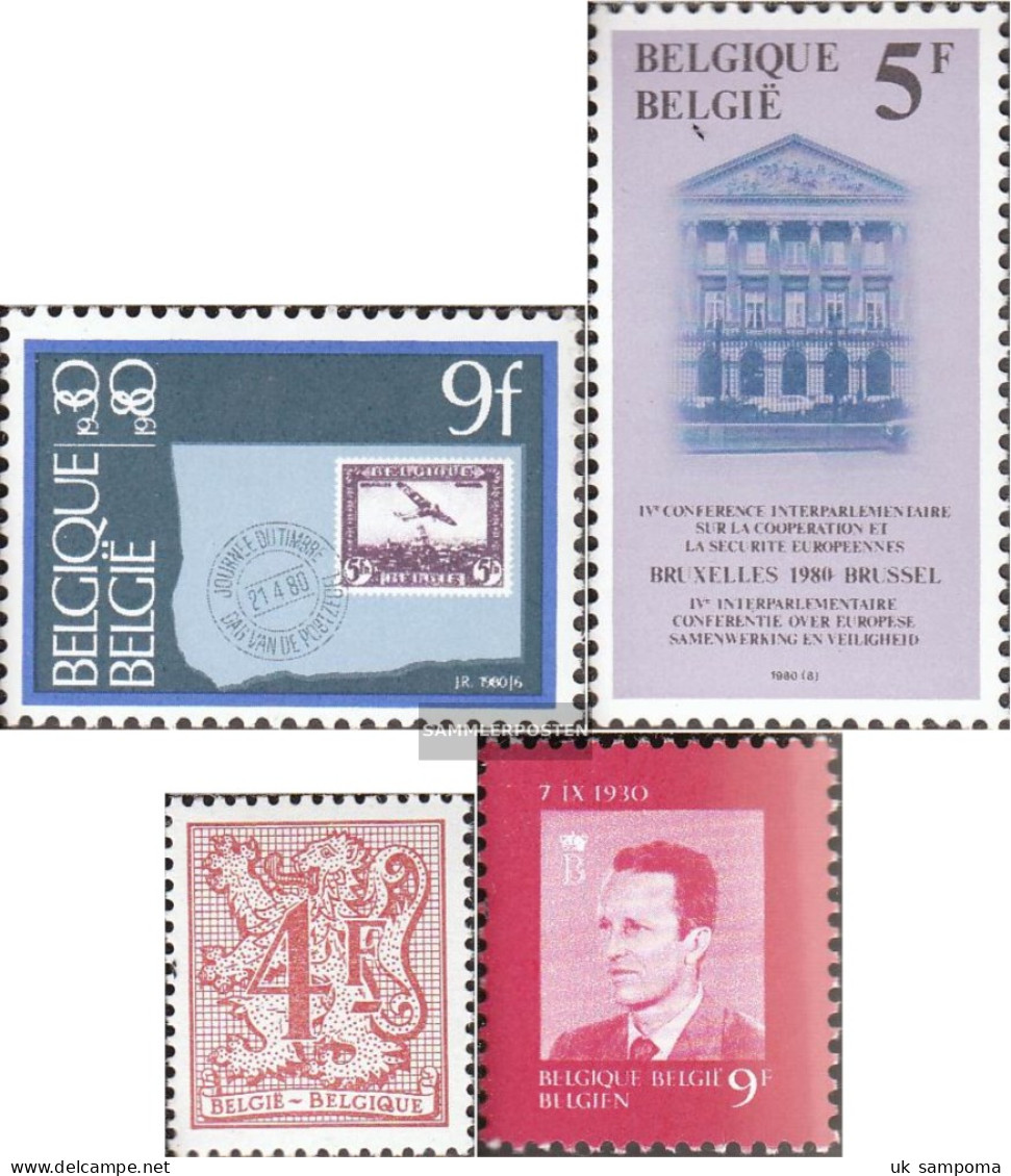 Belgium 2022,2026,2035,2038 (complete Issue) Unmounted Mint / Never Hinged 1980 Stamp, Security, Leo, Baudo - Unused Stamps