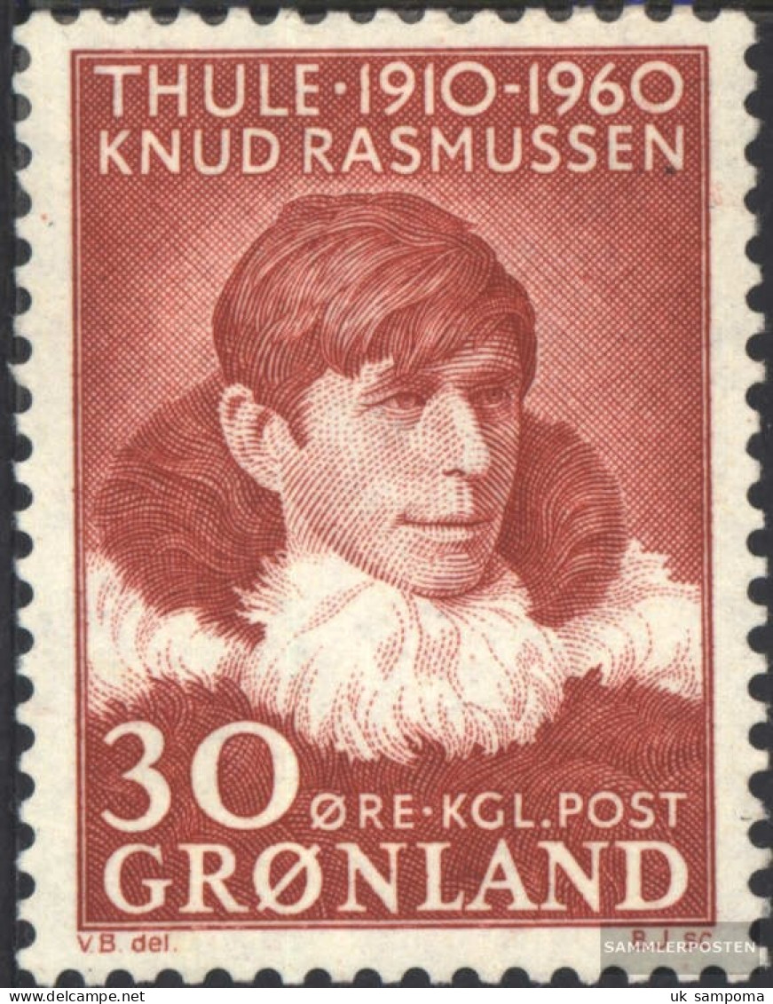 Denmark - Greenland 45 (complete Issue) Volume 1960 Completeett Unmounted Mint / Never Hinged 1960 Knut Rasmussen - Unused Stamps