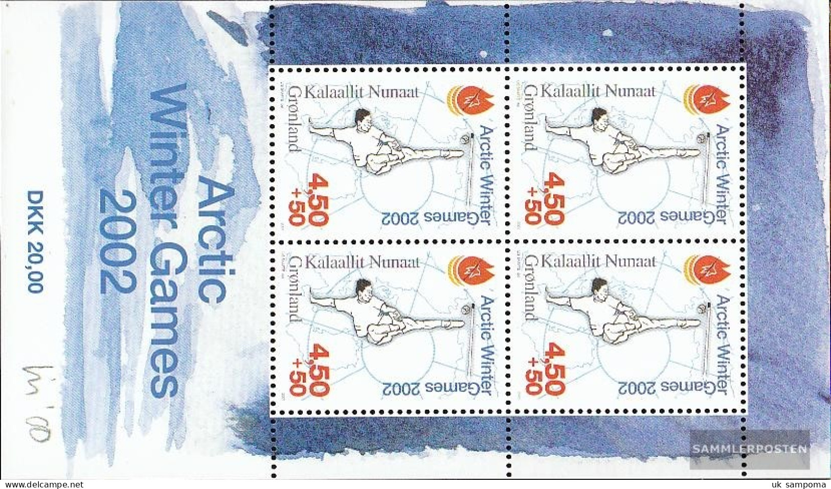 Denmark - Greenland Block21 (complete Issue) Unmounted Mint / Never Hinged 2001 Winter Games - Blocks & Sheetlets