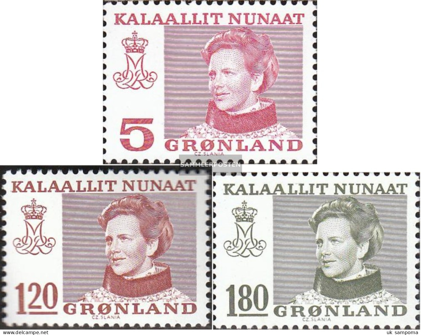 Denmark - Greenland 106-108 (complete Issue) Unmounted Mint / Never Hinged 1978 Queen Margarethe II. - Unused Stamps