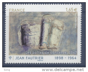 N° 4888 Jean Fautrier Faciale 1,65 € - Unused Stamps