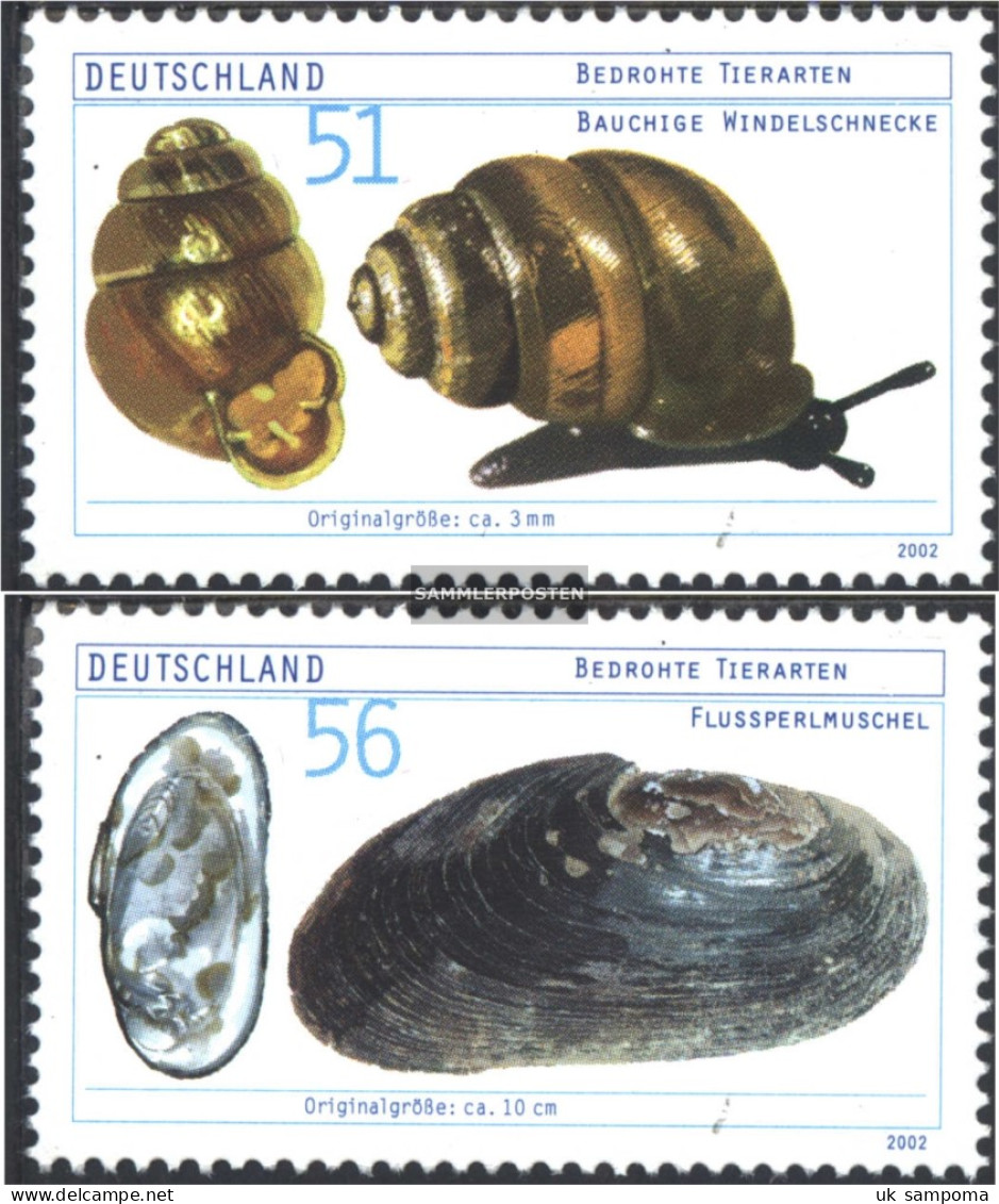 FRD (FR.Germany) 2265-2266 (complete Issue) Unmounted Mint / Never Hinged 2002 Endangered Species - Unused Stamps