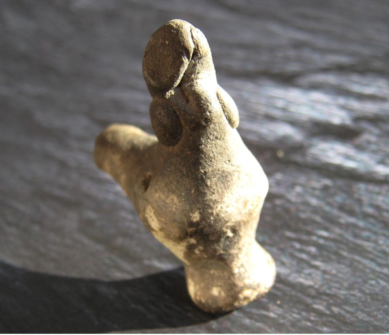 Ancient Clay Whistle 17-18 AD.Folk Art Ethnic Gift Child Figurines Songbirds Decor Children Toy - Archeologia