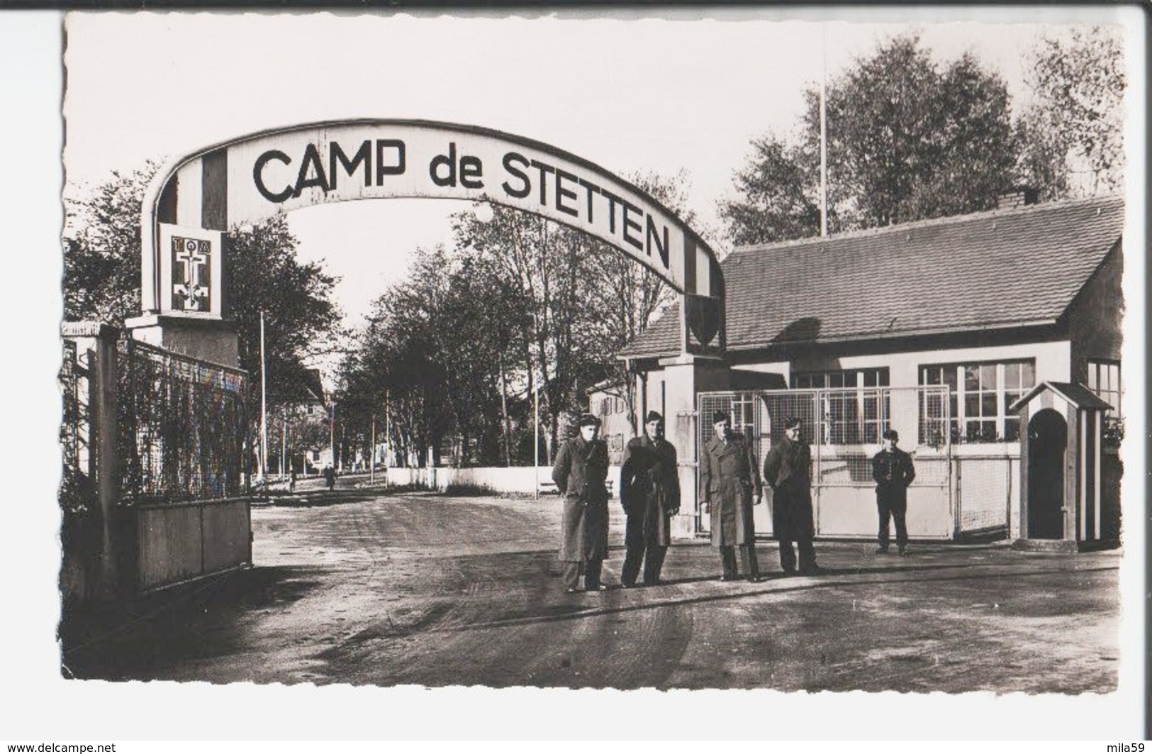Camp De Stetten. L'Entrée Du Camp De Stetten. De Julien D'Houplines ? à Ses Parents. - Tuttlingen