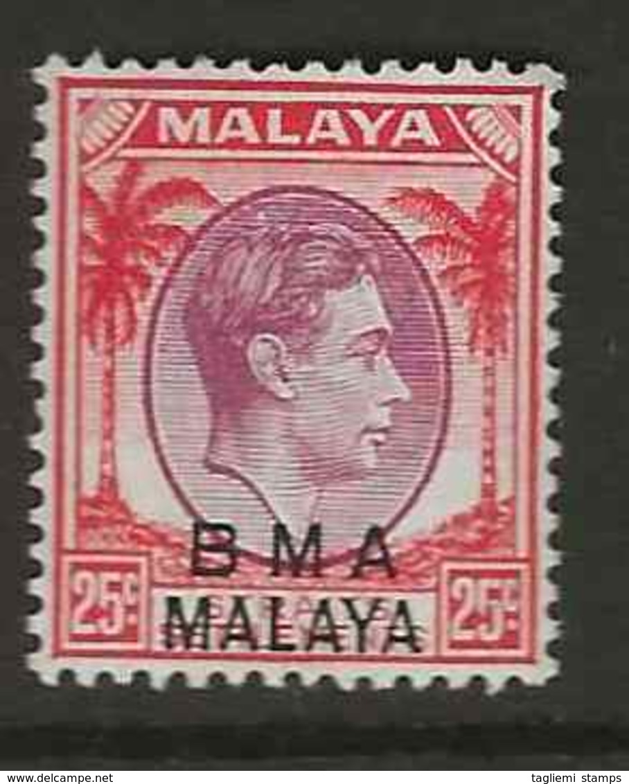 Malaysia - BMA, 1945, SG 13, Mint Hinged - Malaya (British Military Administration)