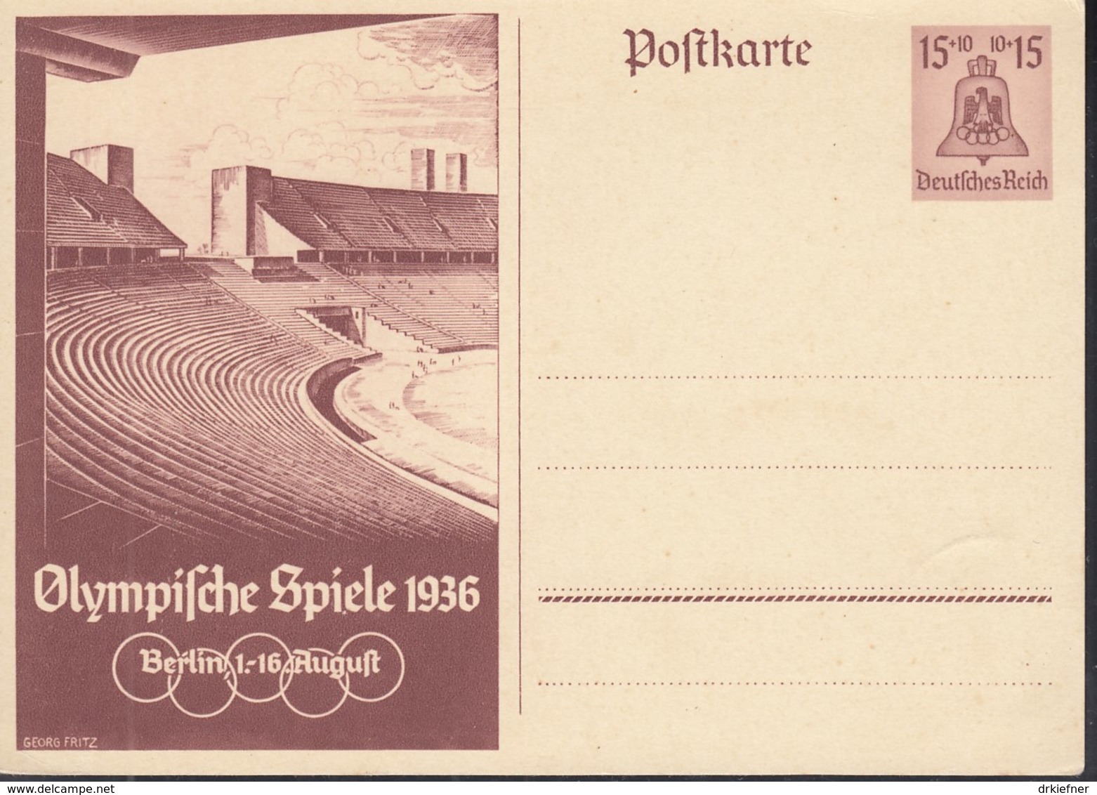 DR  P 260, Ungebraucht, Olympische Sommerspiele 1936 - Sonstige & Ohne Zuordnung