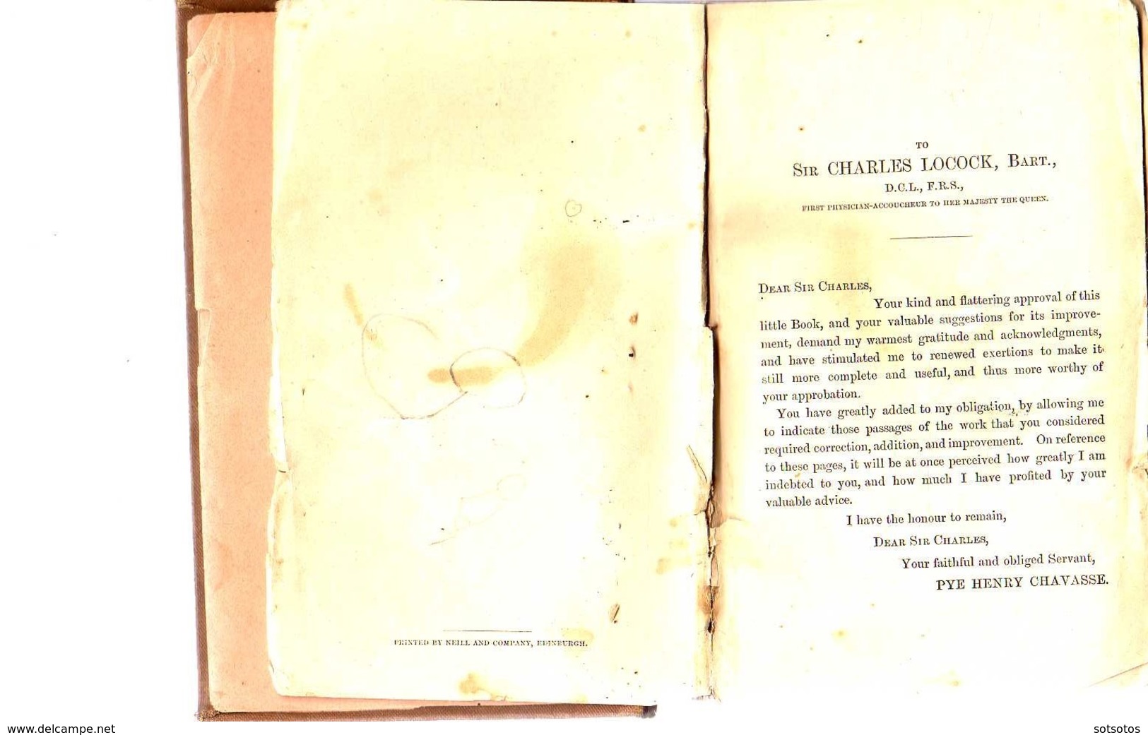 TWO BOOKS In One Volume: 1.- Advice TO A Mother On The Management Of Her Children, 326 Pgs  And 2.- Advice To A Wifeon T - 1850-1899